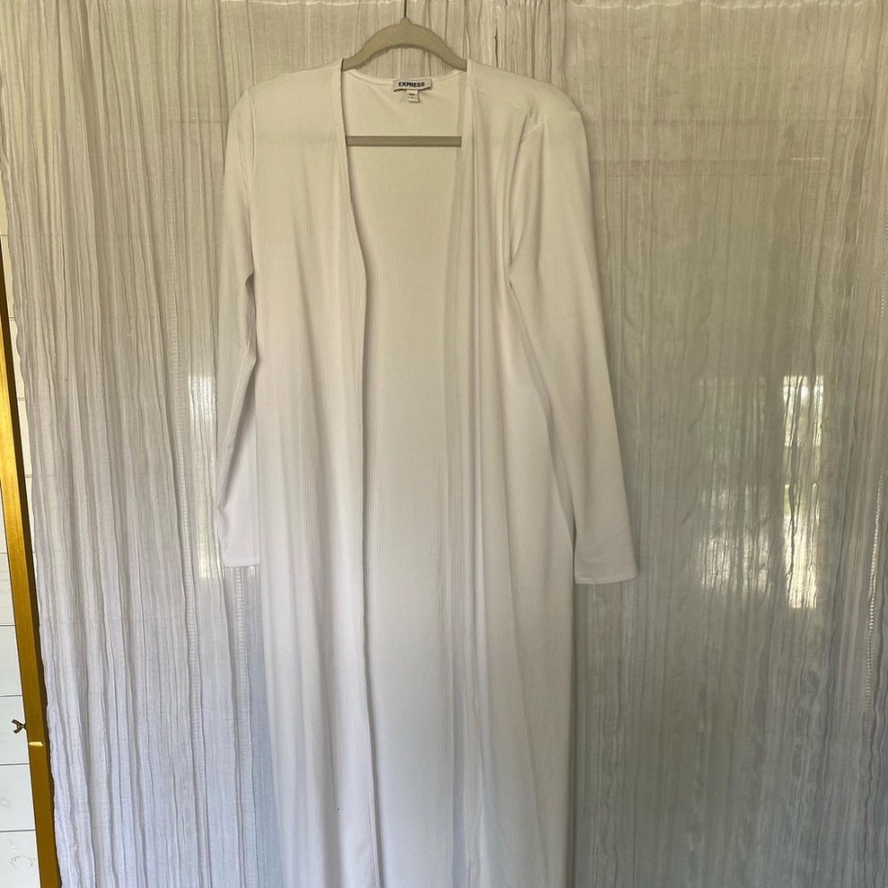 Express Ribbed Duster Cardigan